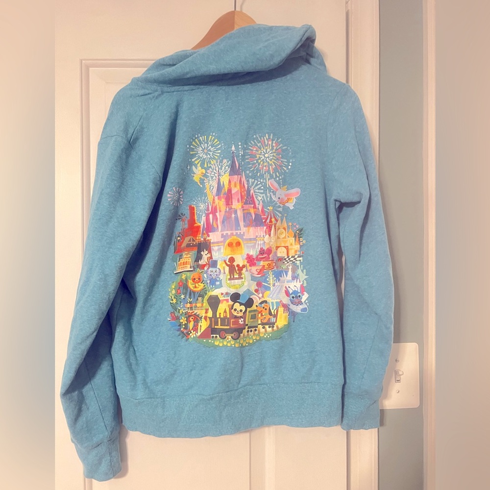 Disney Disneyland Disney World Joey Chou zip up hoodie M EUC